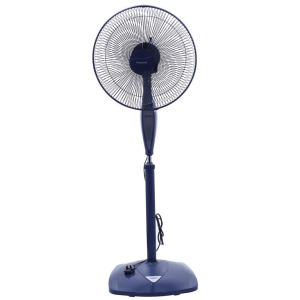 Product details of Panasonic F-MX405 Slim & Powerful Stand Fan | 16 inch Brand: Panasonic Model: F-MX405 Pedestal Type Slim & Powerful Stand Fan Blade Diameter: 40cm/16” 3-Speed Selection Push Button Switch Height Adjustable Easily Detachable Blade/Guard Full Automatic Oscillation Condenser Motor Built-in Thermal Safety Fuse Fan Speed (RPM) 774-1349 Power Consumption 38.9-60.9Watt Air Velocity 250 m/min Air Delivery 84.6 m3/min Capacity (CFM) 2225 Noise Level